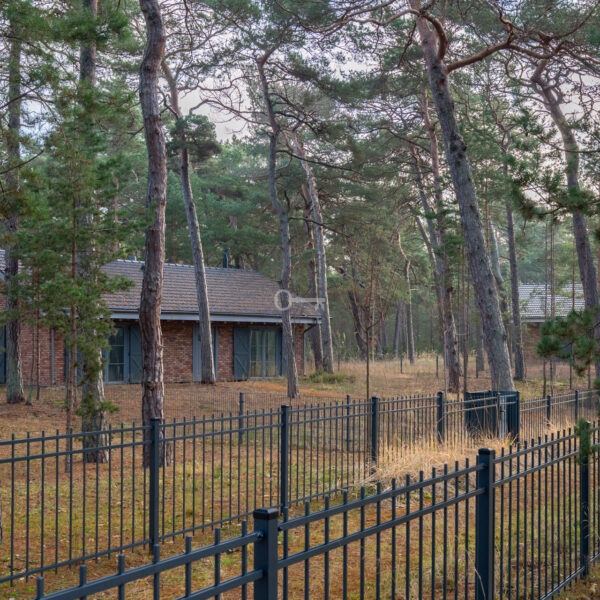 Високоякісне житло з дерев'яним оздобленням у сосновому лісі, енергозберігаюче та безпечне.
